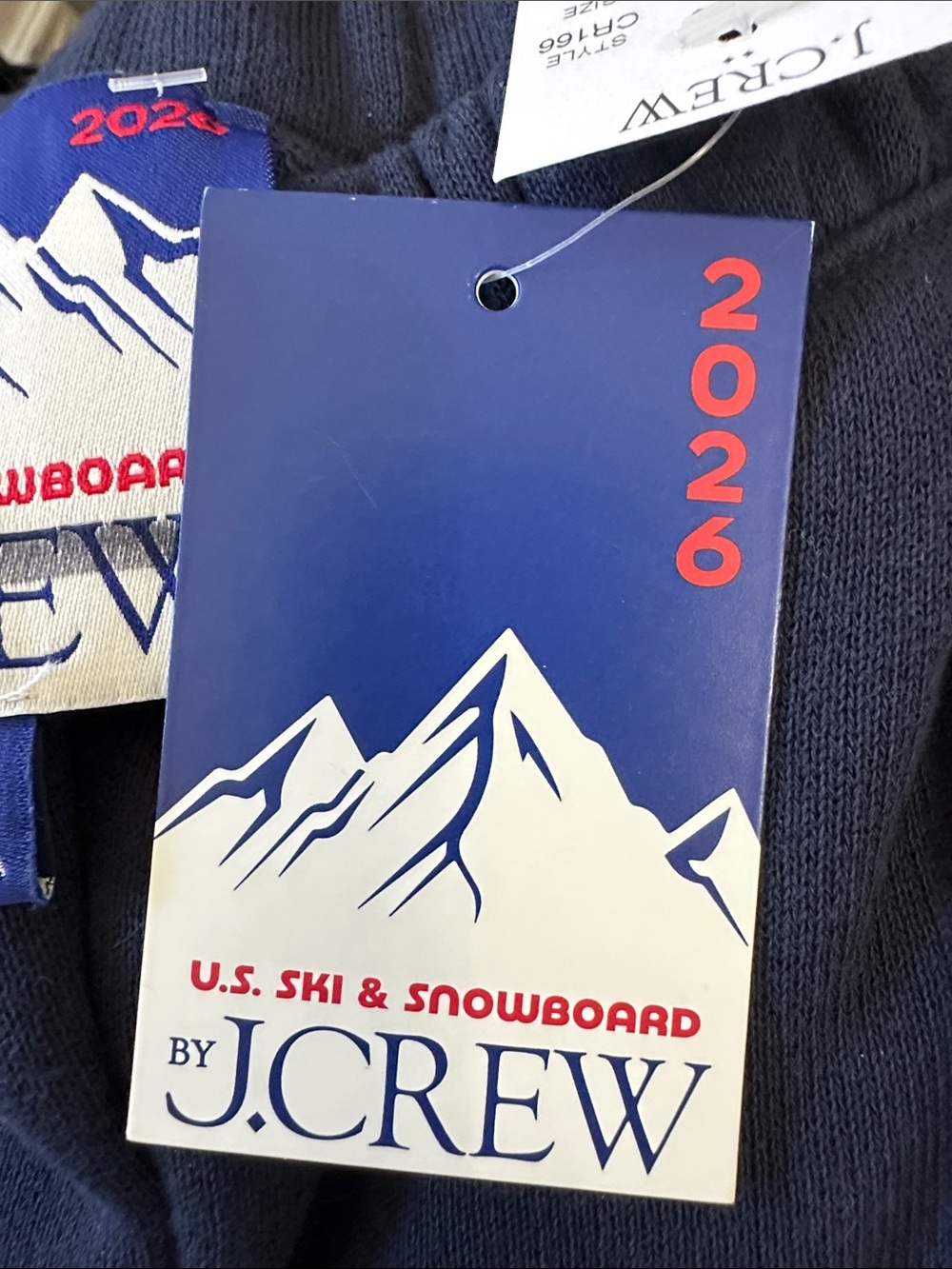 U.S. Ski & Snowboard by J.Crew heritage terry graphic jogger pant - navy - Picture 10 of 11